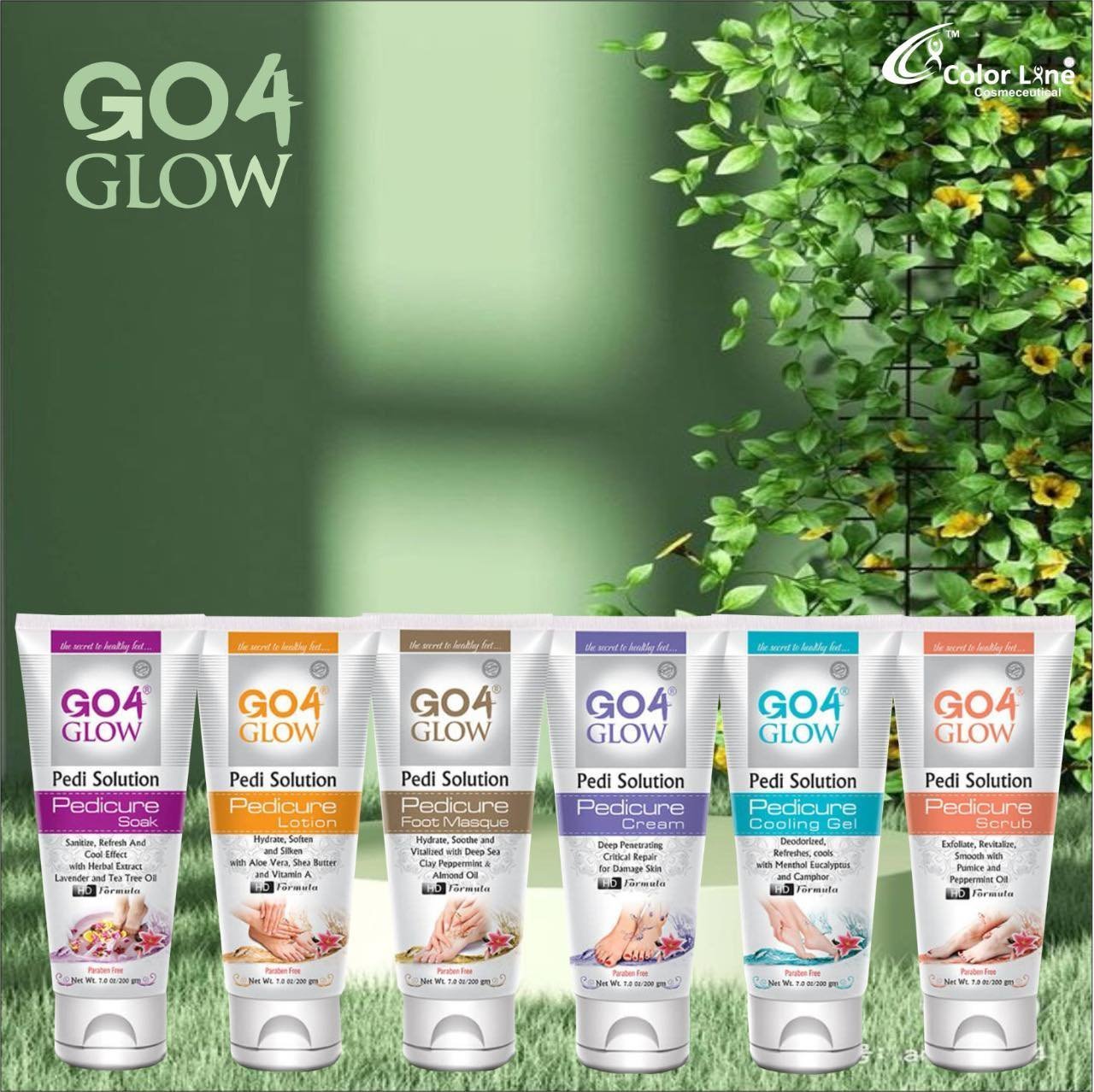 Go4Glow Pedi Solution Kit (Pack of 6)