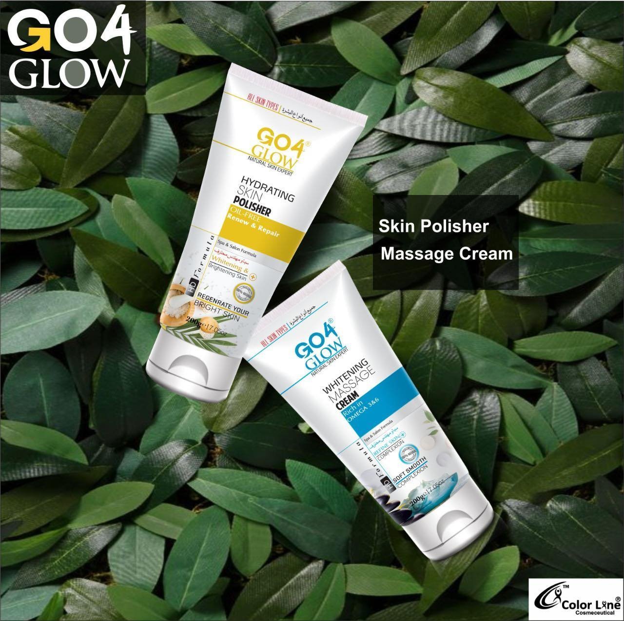 Go4Glow Skin Polisher & Massage Cream (Pack of 2)