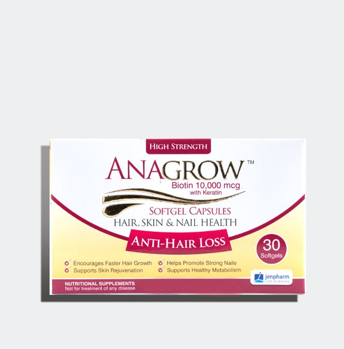Jenpharm Anagrow Soft Gel Capsules (Anti-hair Loss) 30-soft Gels
