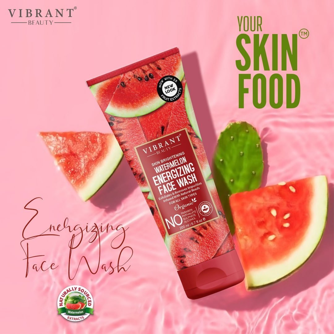 Vibrant Beauty Water Melon Energizing Face Wash (200ml)