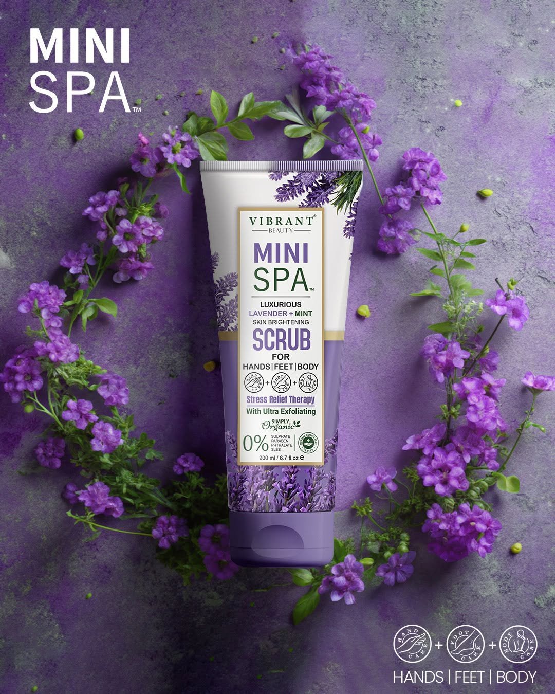 Vibrant Beauty Mini Spa Scrub (200ml)