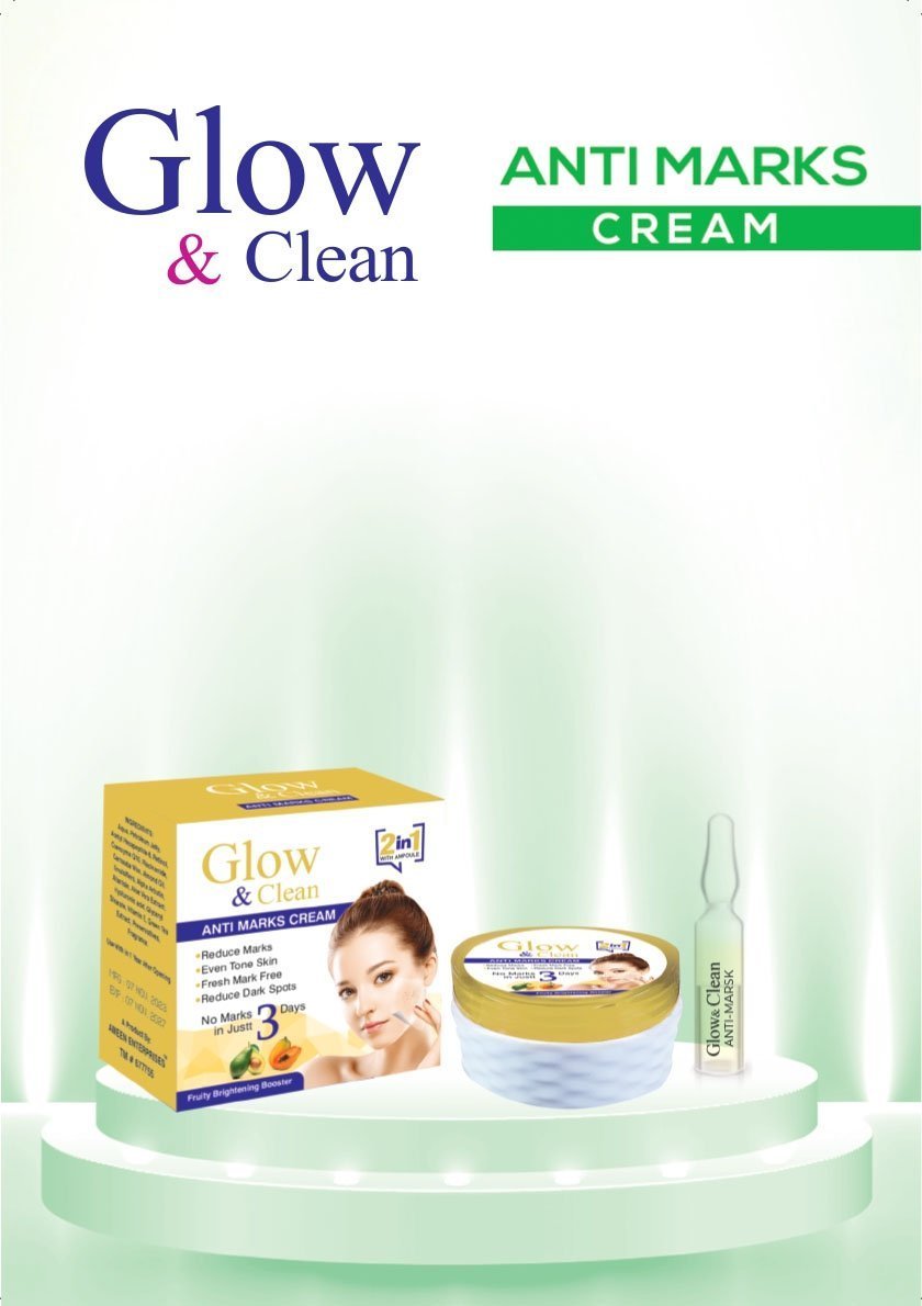Glow & Clean Anti-Marks Cream (Fade Dark Spots, Scars & Uneven Skin Tone)