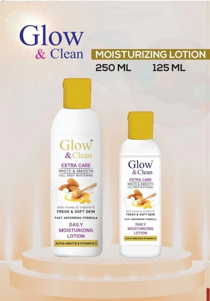 Glow & Clean Moisturizing Lotion (250ml) Hydrate and Nourish Your Skin for a Soft, Glowing Complexion