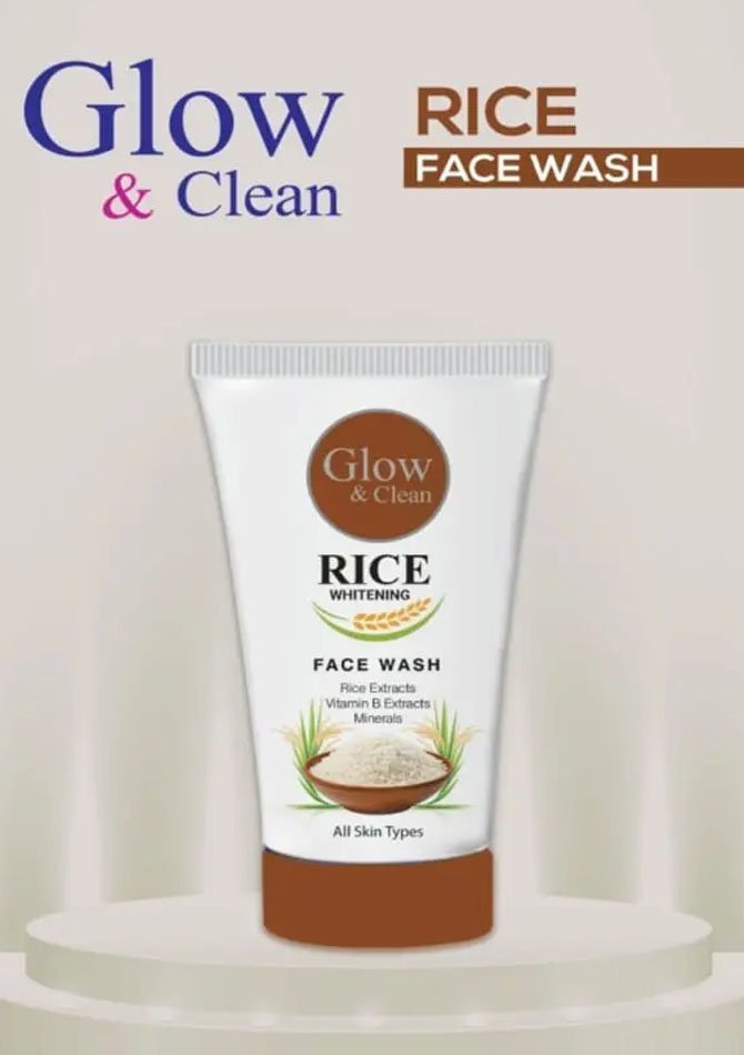 Glow & Clean Rice Face Wash (Nourish and Brighten Your Skin Naturally)