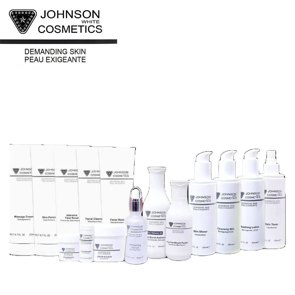 Johnson White Cosmetics Complete Facial Kit (Pack of 13)