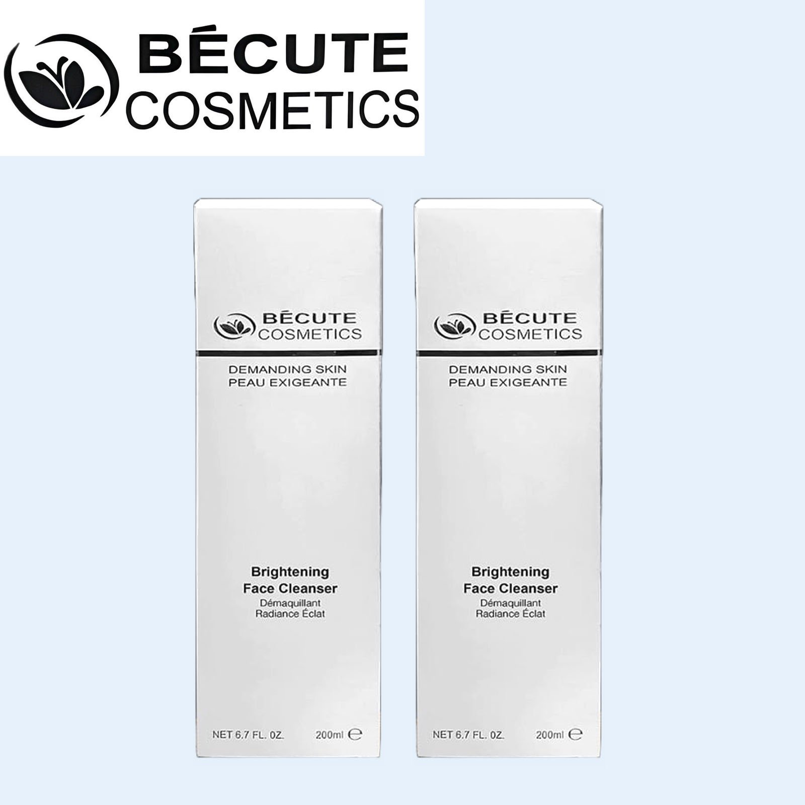 Becute Cosmetics Brightening Face Cleanser (200ml) Combo Pack