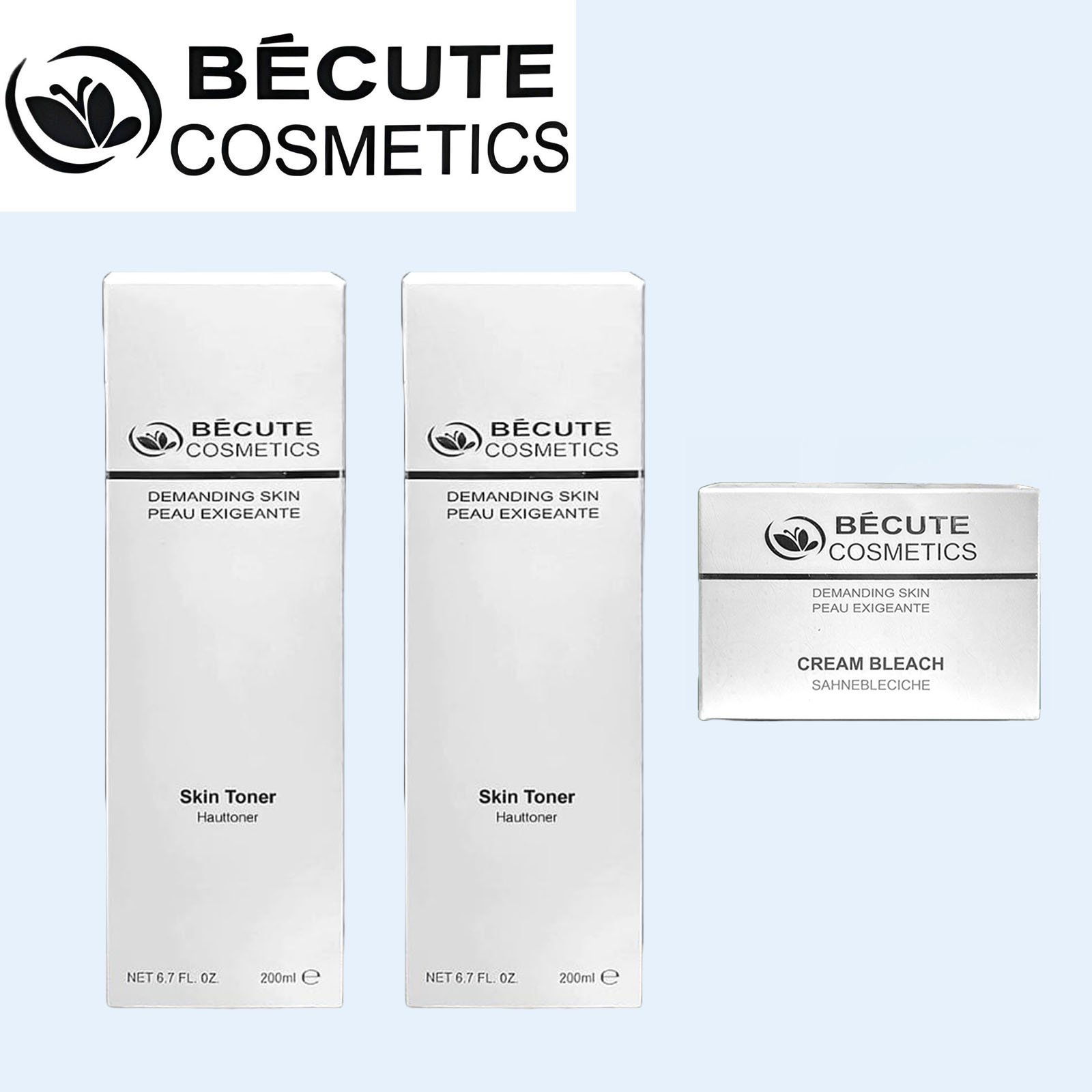 BUY 2 Becute Cosmetics Skin Toner (200ml) + FREE Bleach Cream (28gm)
