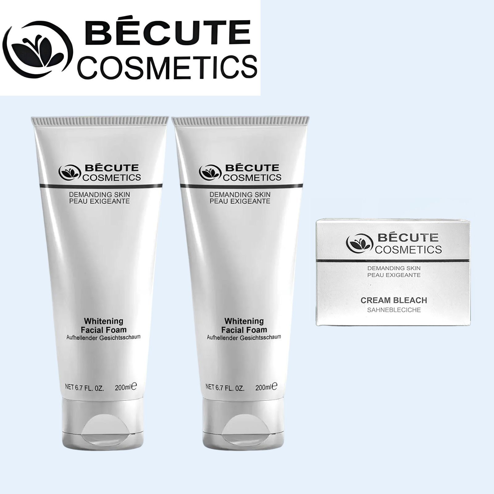 BUY 2 Becute Cosmetics Facial Foam (200ml) + FREE Bleach Cream (28gm)