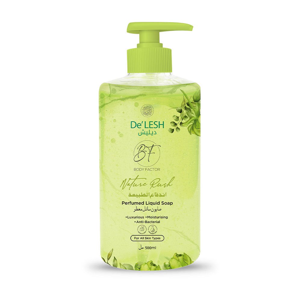 Delesh Body Factor Perfumed Liquid Soap (Nature Rush) (500ml)
