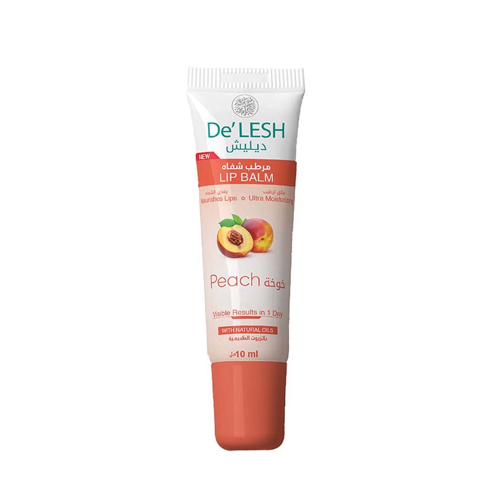 Delesh Lip Balm Peach (10ml)