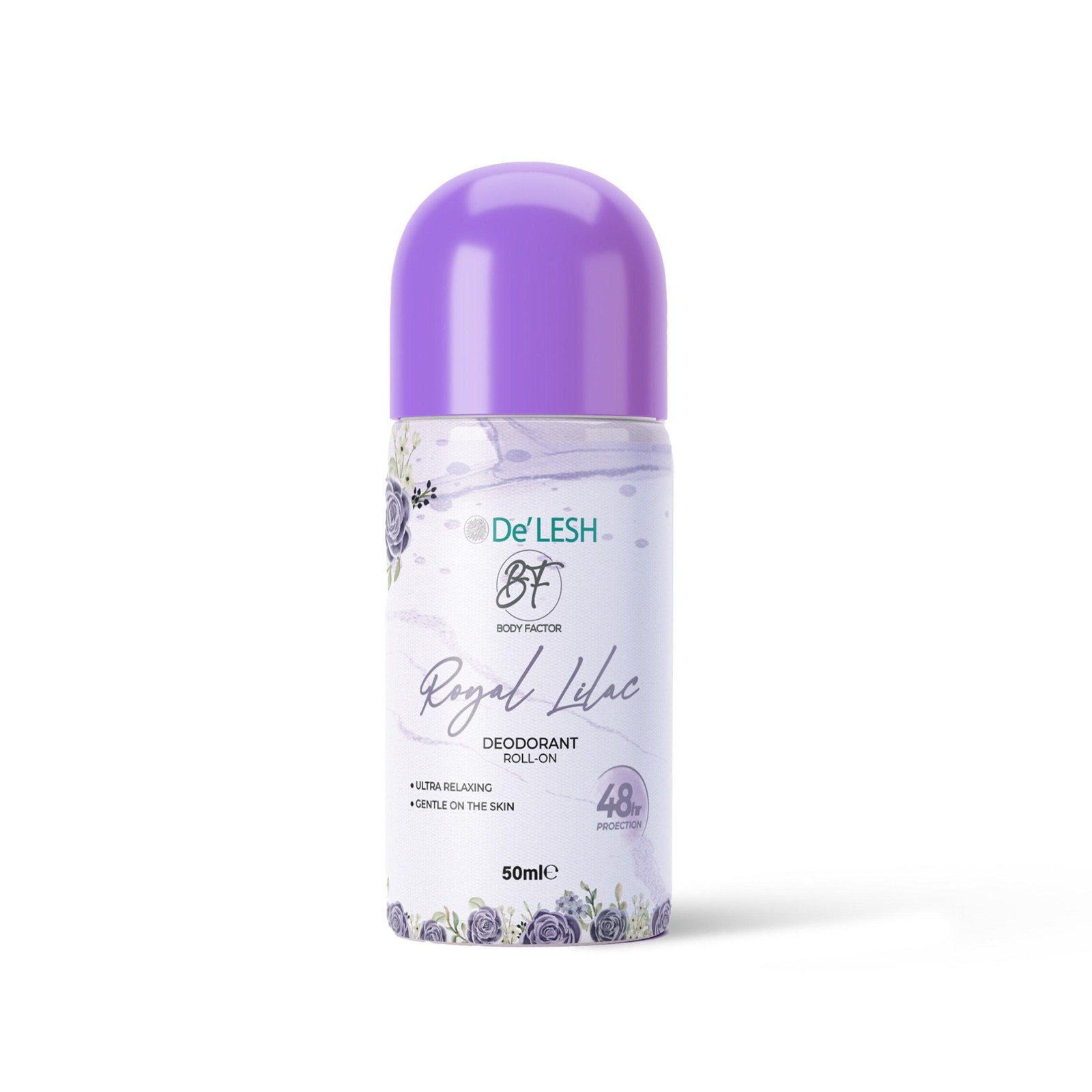 Delesh Body Factor Roll On Royal Lilac (50ml)