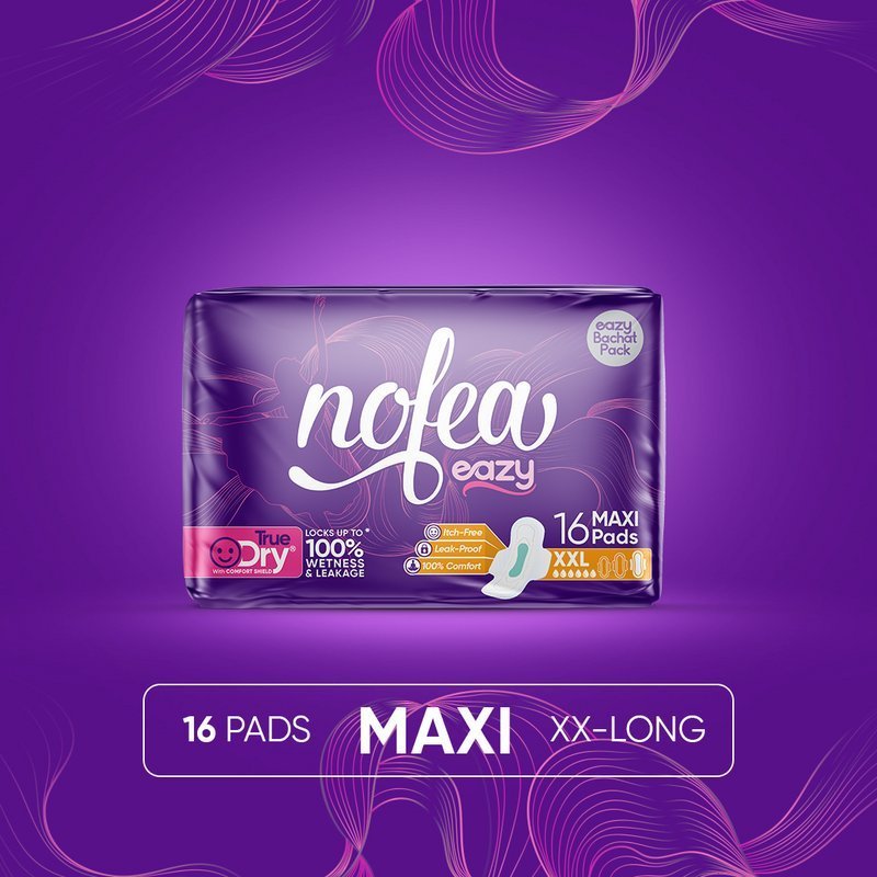 Nofea Eazy Napkin Sanitary Pad Maxi XXL 16 Pads