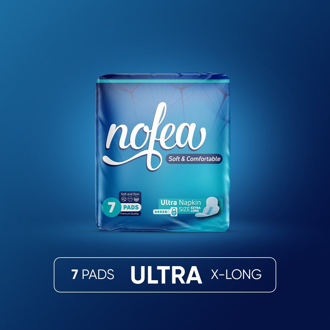 Nofea Napkins Sanitary Pads Ultra Extra Long 7 Pads