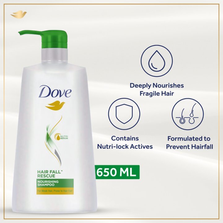Dove Shampoo Hair Fall Rescue (650ml)