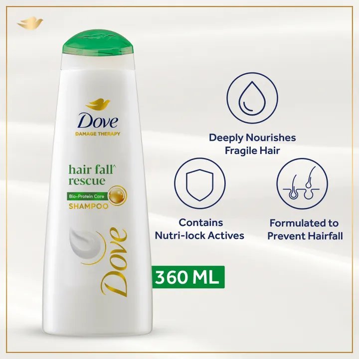 Dove Shampoo Hair Fall Rescue (360ml)