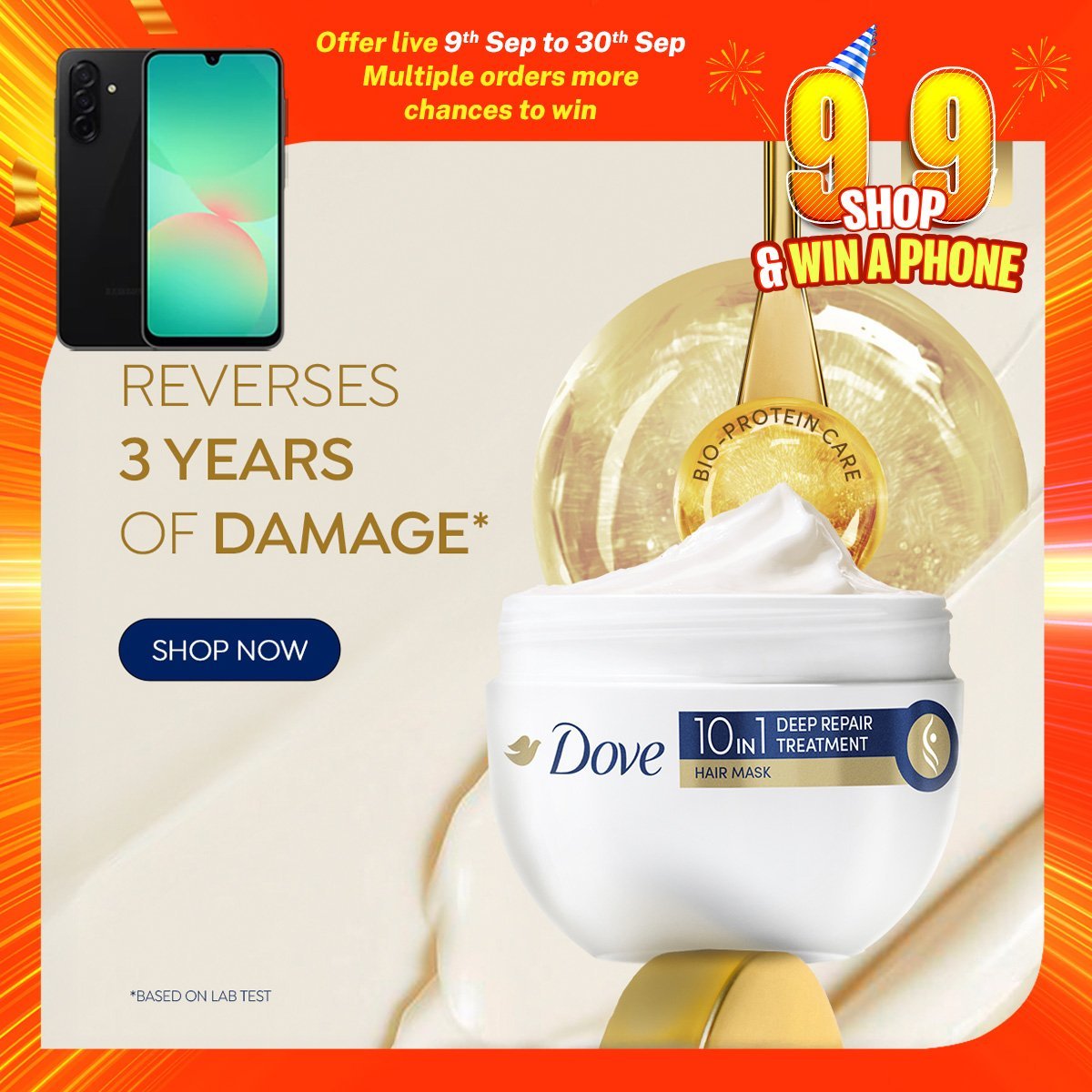 Dove Deep Repair Treatment Hair Mask (250ml)