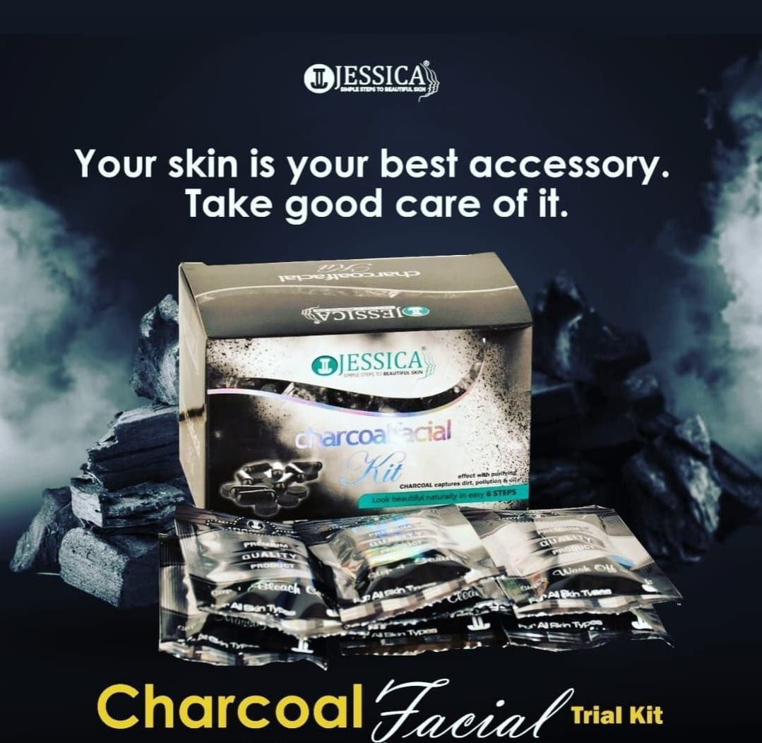 Jessica Charcoal Facial Trial Kit Small (6 Sachets)