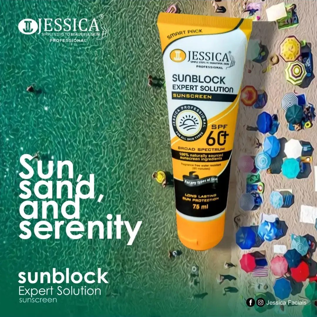 Jessica Sunblock SPF 60+ Expert Solution (75ml)