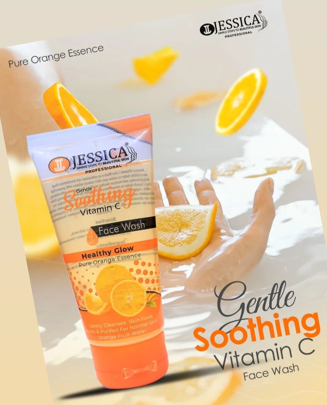Jessica Gentle Soothing Vitamin C Face Wash (100ml)