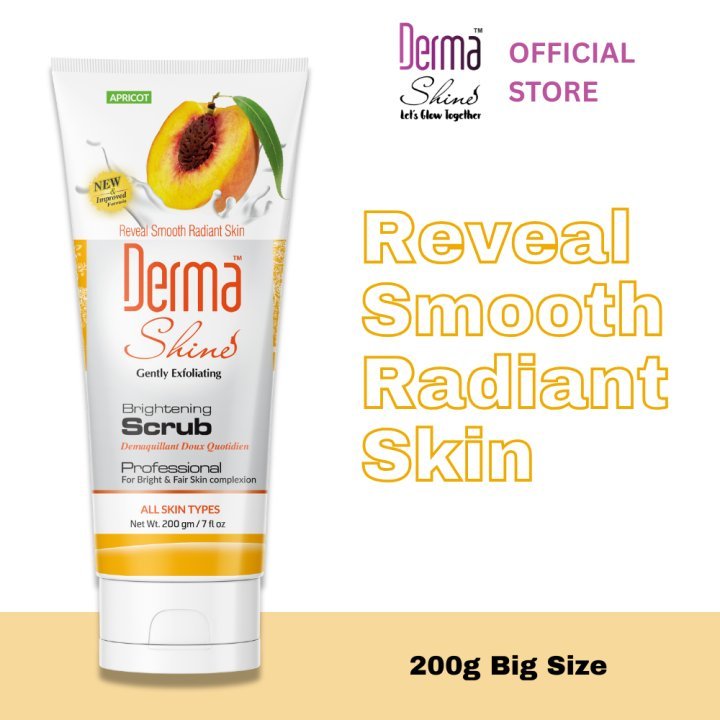Derma Shine Apricot Scrub (200ml)