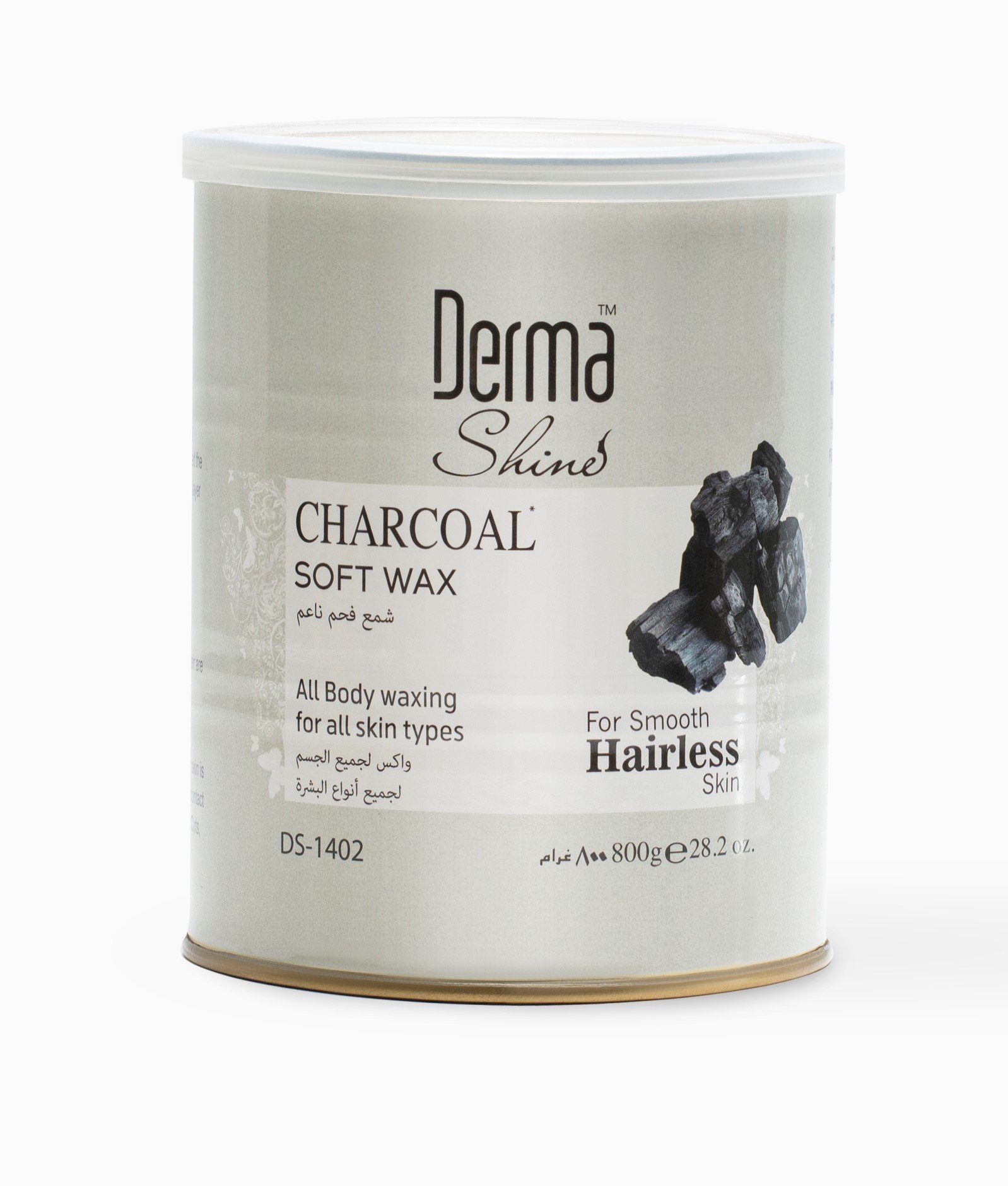 Derma Shine Charcoal Soft Wax (800gm)