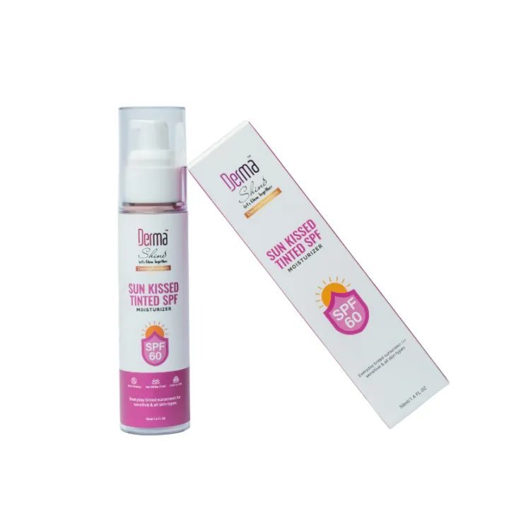 Derma Shine Sun Kissed Tinted Spf Moisturizer Spf 60