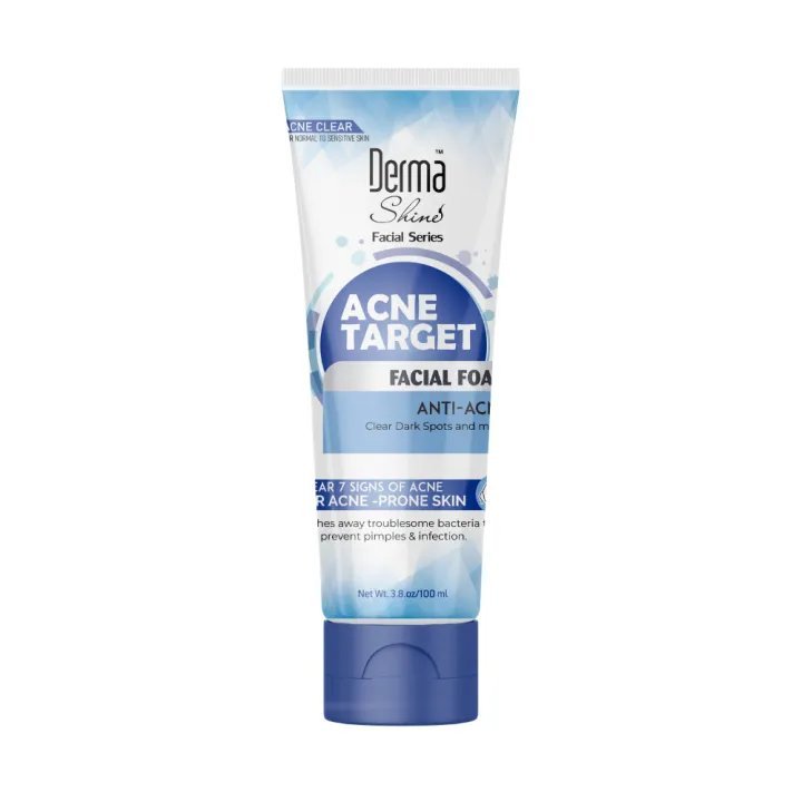 Derma Shine Acne Target Facial Foam