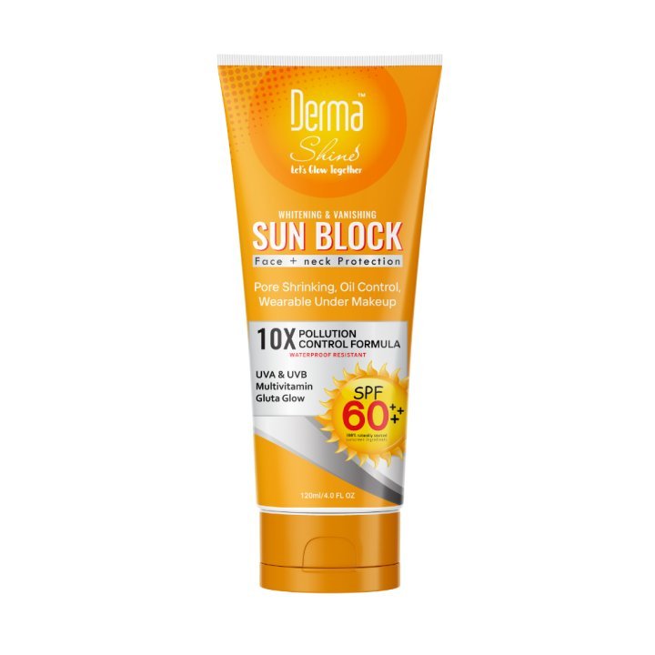 Derma Shine Sunblock SPF 60 Face & Neck
