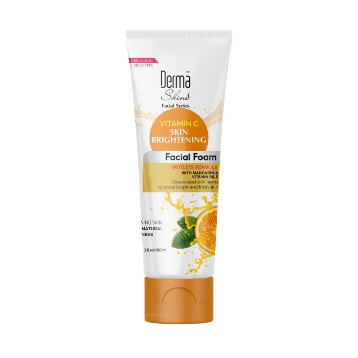 Derma Shine Vitamin C Skin Brightening Facial Foam