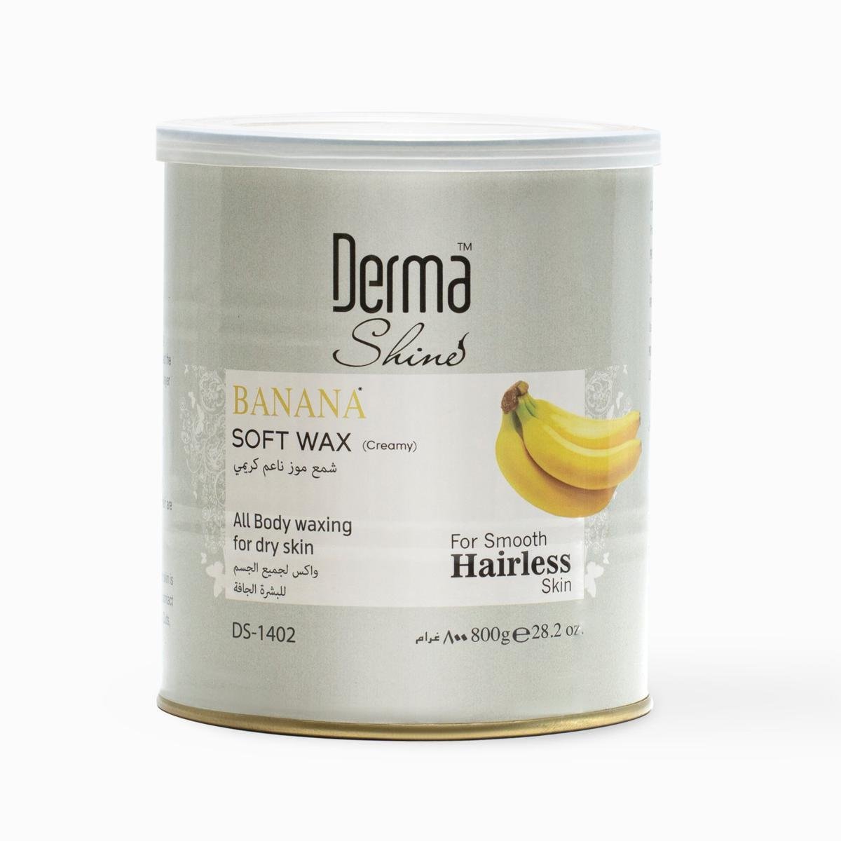 Derma Shine Banana Soft Wax (800gm)
