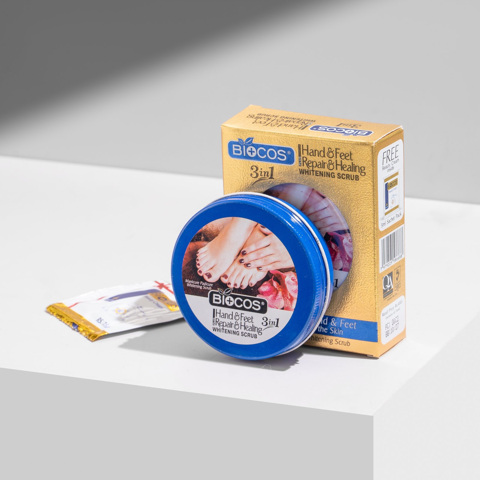 Biocos Hand And Feet Whitening Scrub (30gm)