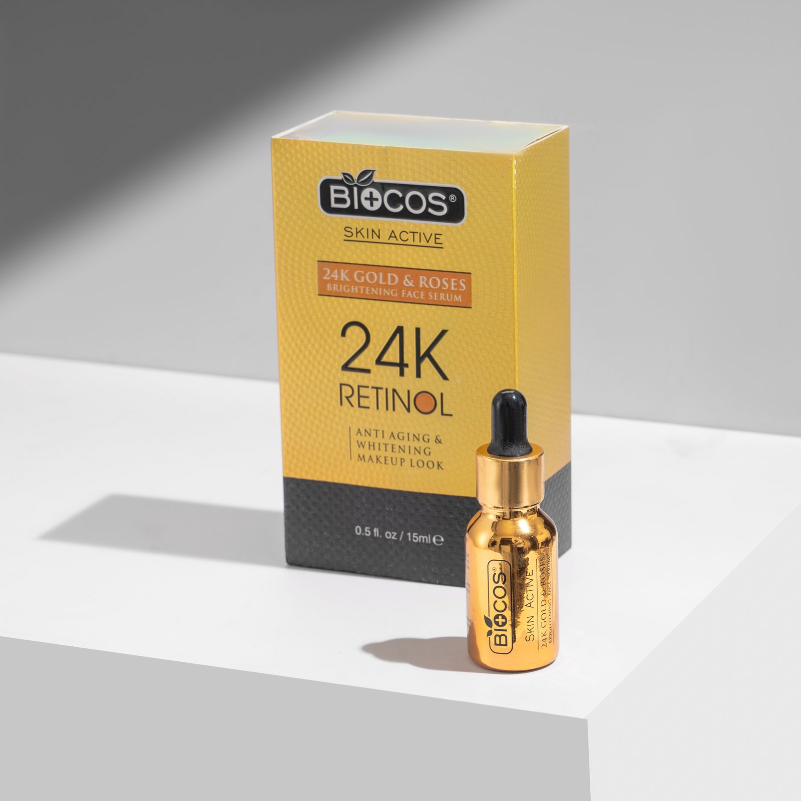 Biocos 24K Gold Roses & Brightening Face Serum