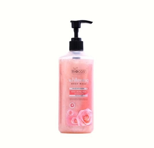Biocos Whitening Body Wash Rose Extract Glycerin (500ml)
