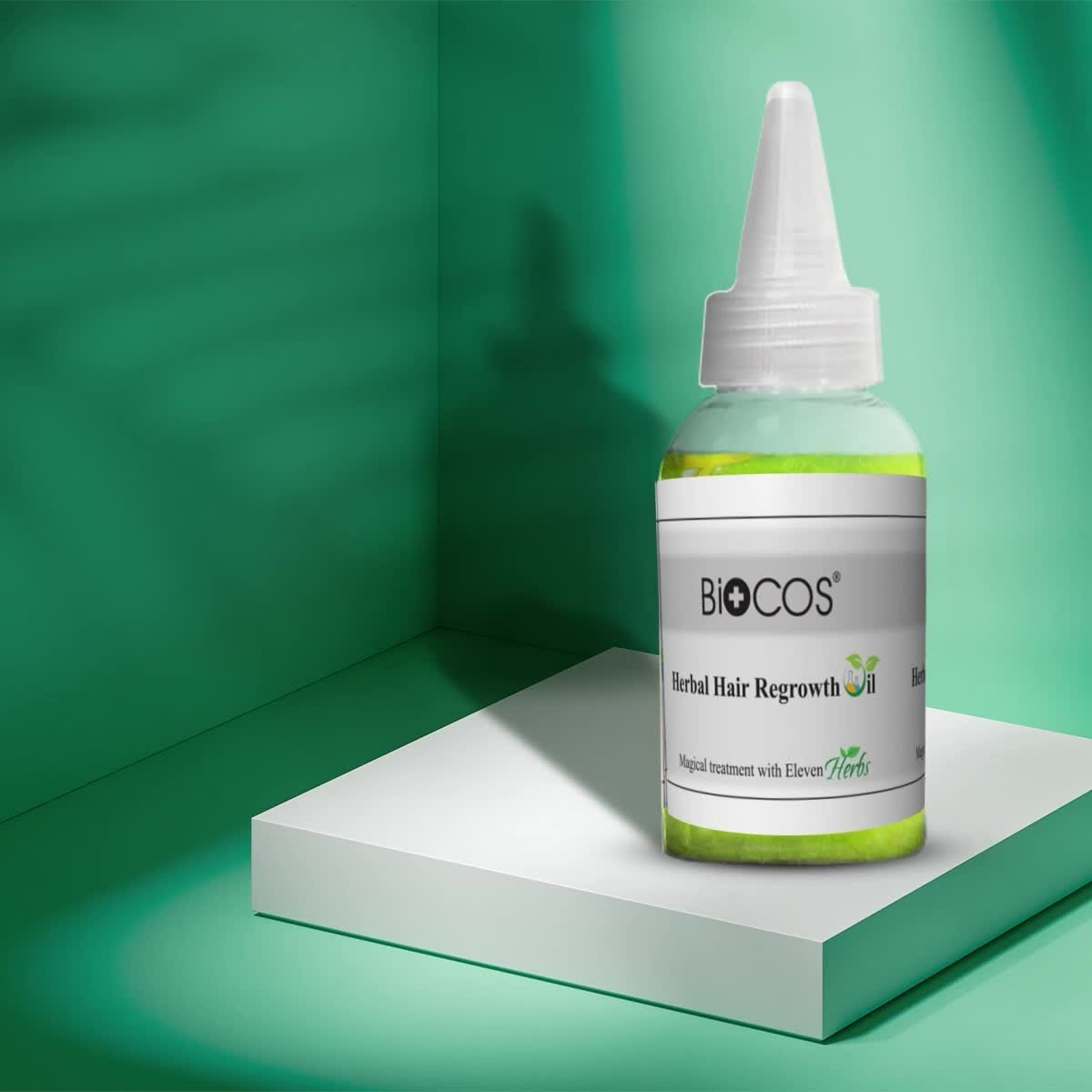 Biocos Herbal Regrowth Hair Oil for Men And Women Natural Hair Growth Oil for Thickening And Strengthening Hair