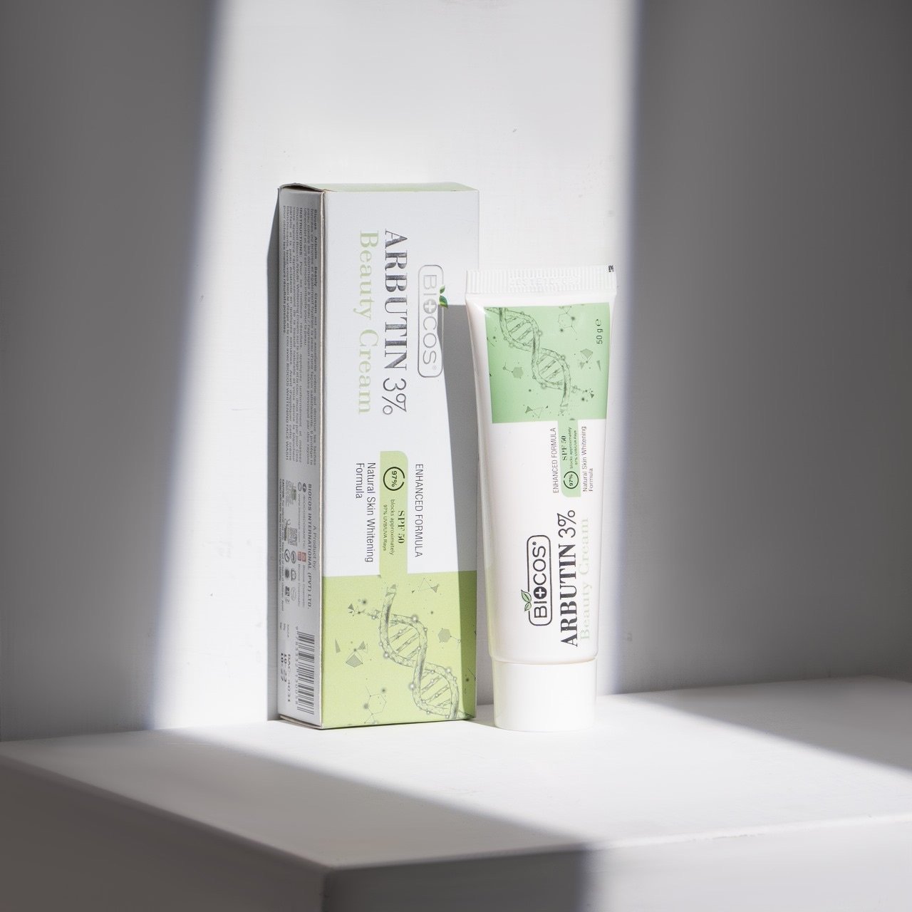 Biocos Arbutin 3% Beauty Cream (50gm) Skin Lightening And Brightening Natural Ingredient