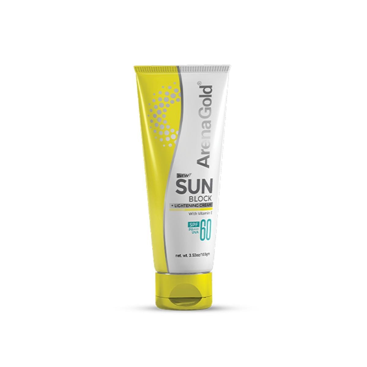 Arena Gold Sun Block SPF60+ Sunblock UV Protection