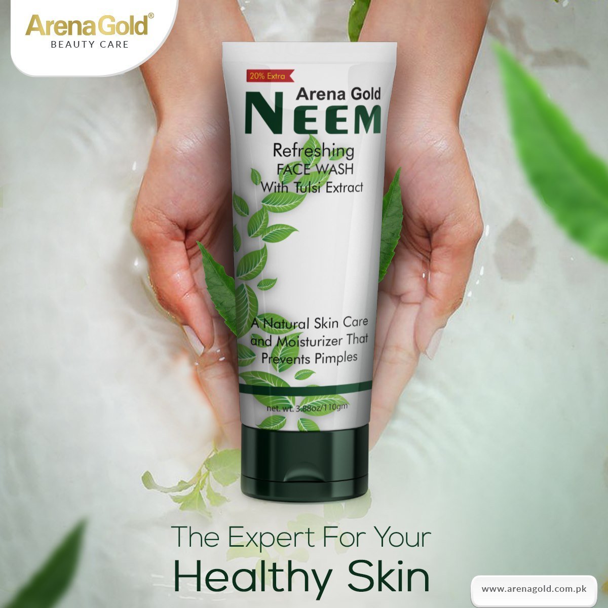 Arena Gold Neem Face Wash (100gm)