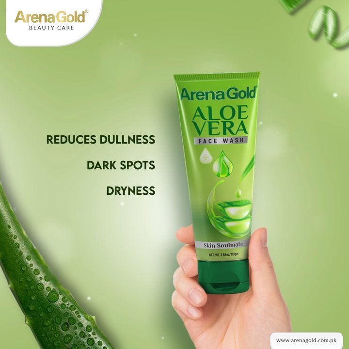 Arena Gold Aloe Vera & Honey Face Wash (60gm)