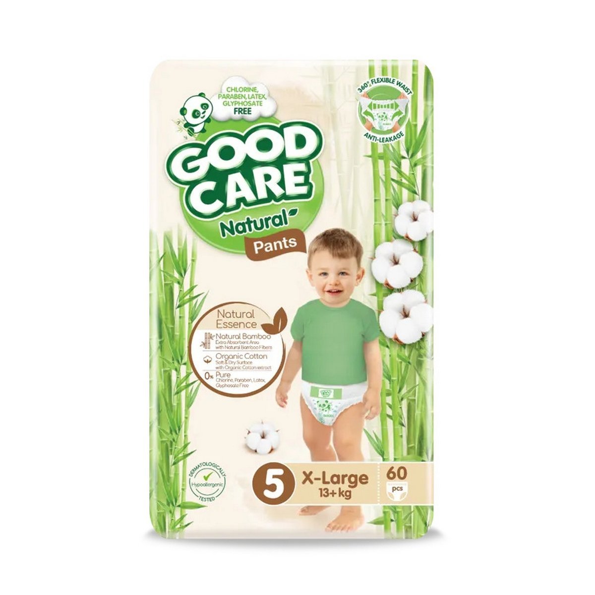 Goodcare Natural Pants Size 5 (13+Kg) 60 Pcs Mega Pack