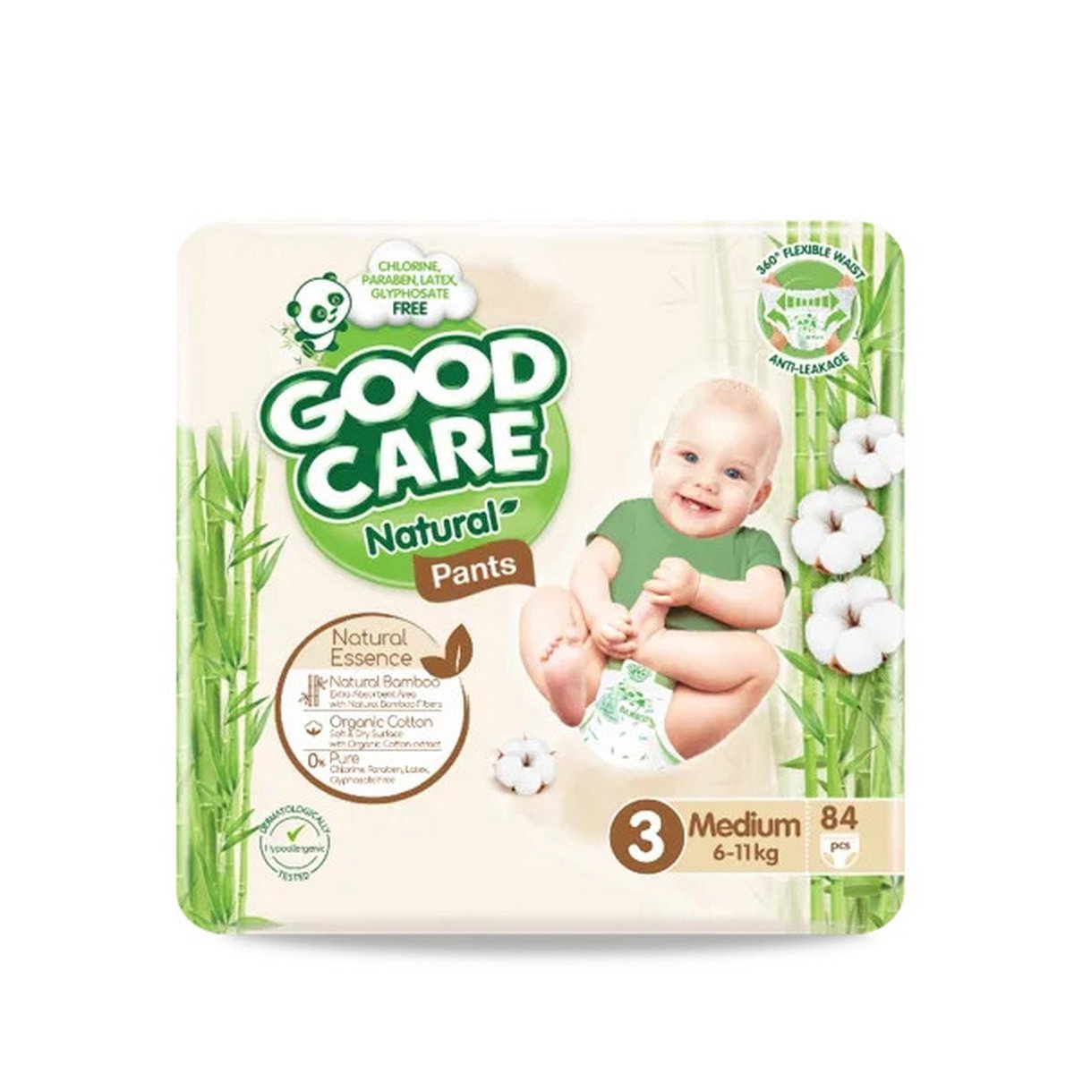 Goodcare Natural Pants Size 3 (6-11kg) 84 Pcs Mega Pack
