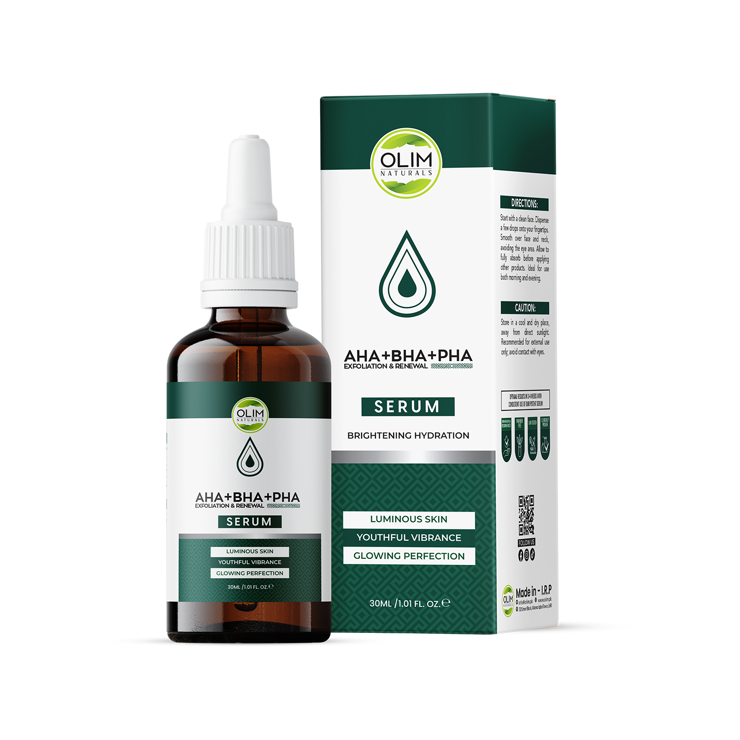 Olim Naturals Aha + Bha + Pha Serum