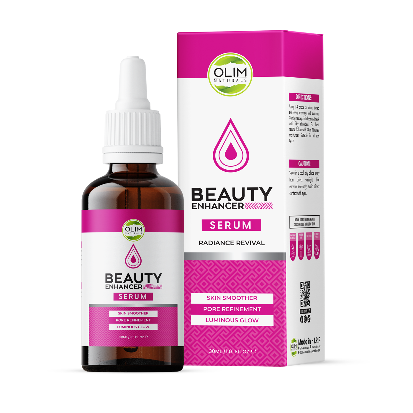 Olim Naturals Beauty Serum Vitamin C + Niacinamide + Ceramides