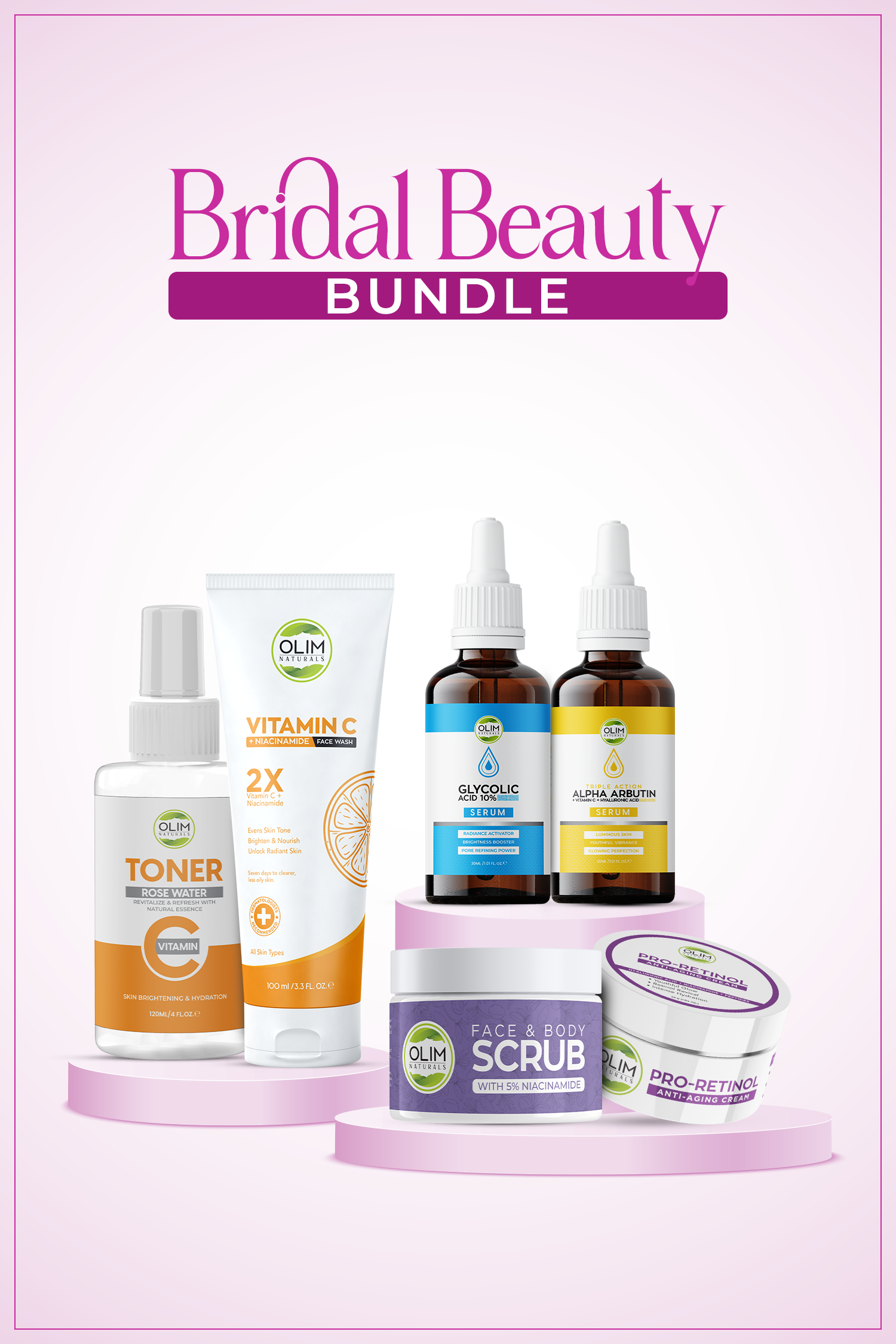 Olim Naturals Bridal Beauty Bundle