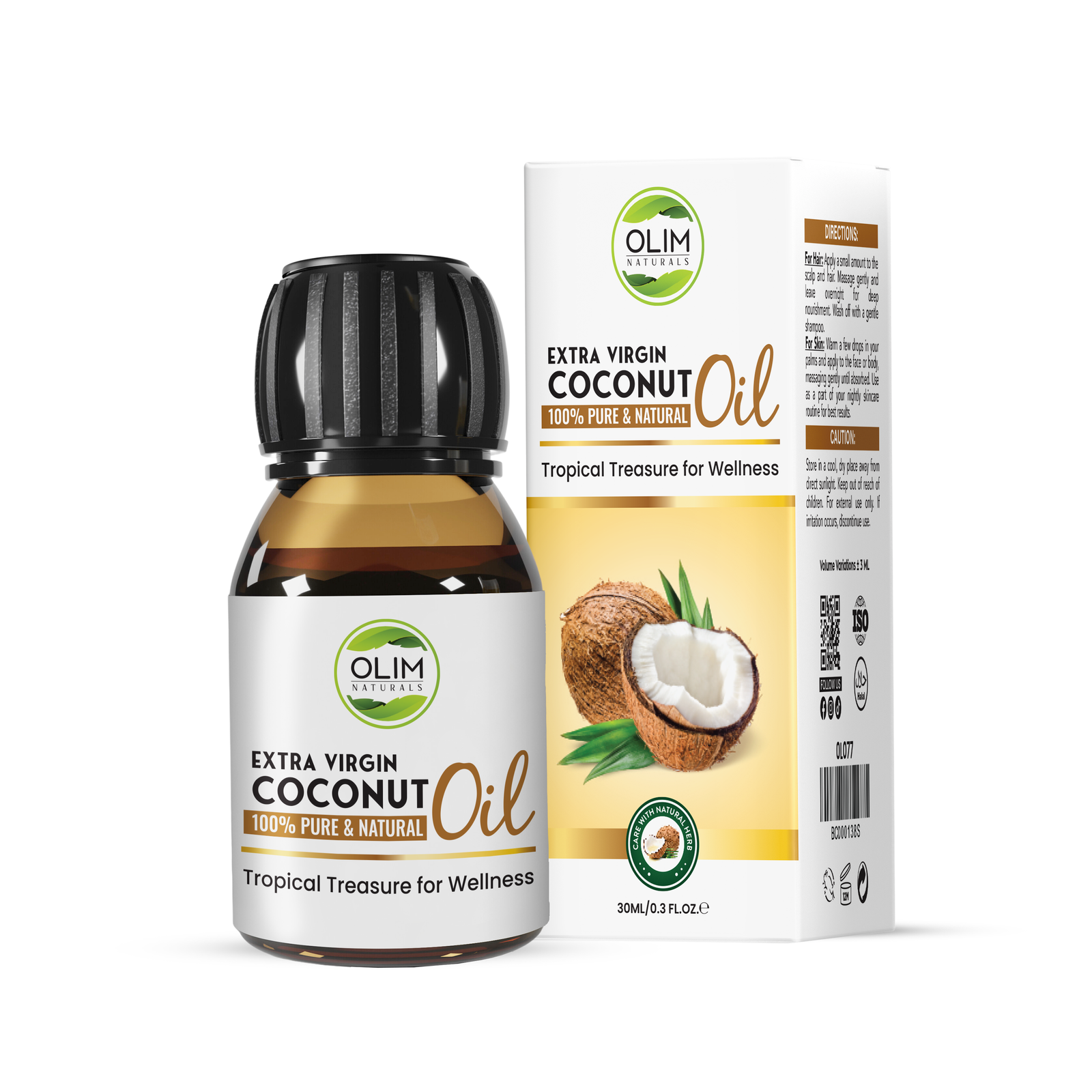 Olim Naturals Coconut Oil Extra Virgin