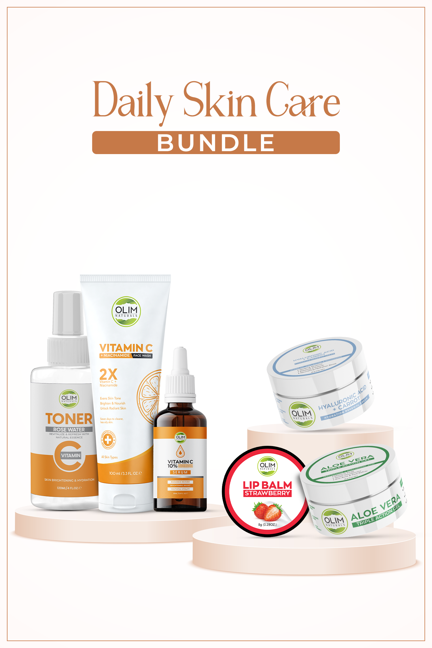 Olim Naturals Daily Skin Care Bundle