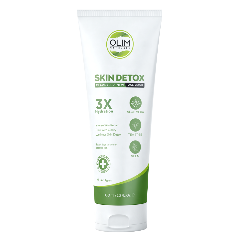 Olim Naturals Skin Detox Neem, Tea Tree & Aloe Vera Face Wash