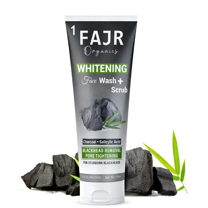 Fajr Organics Whitening Face Wash + Scrub