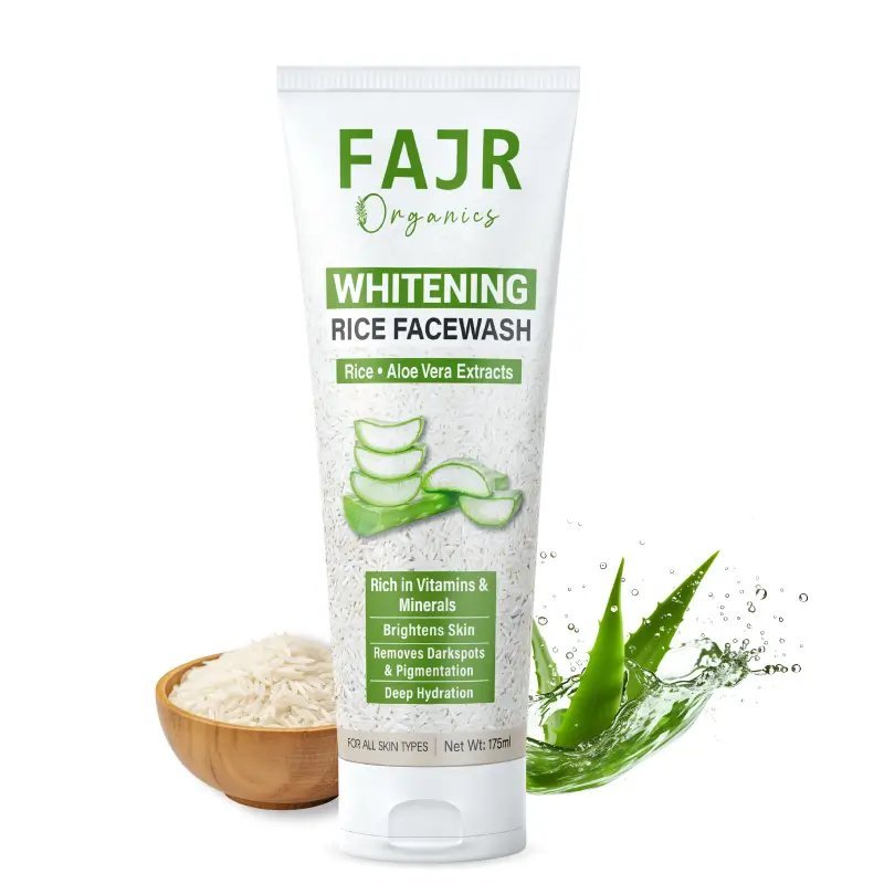 Fajr Organics Whitening Rice Face Wash