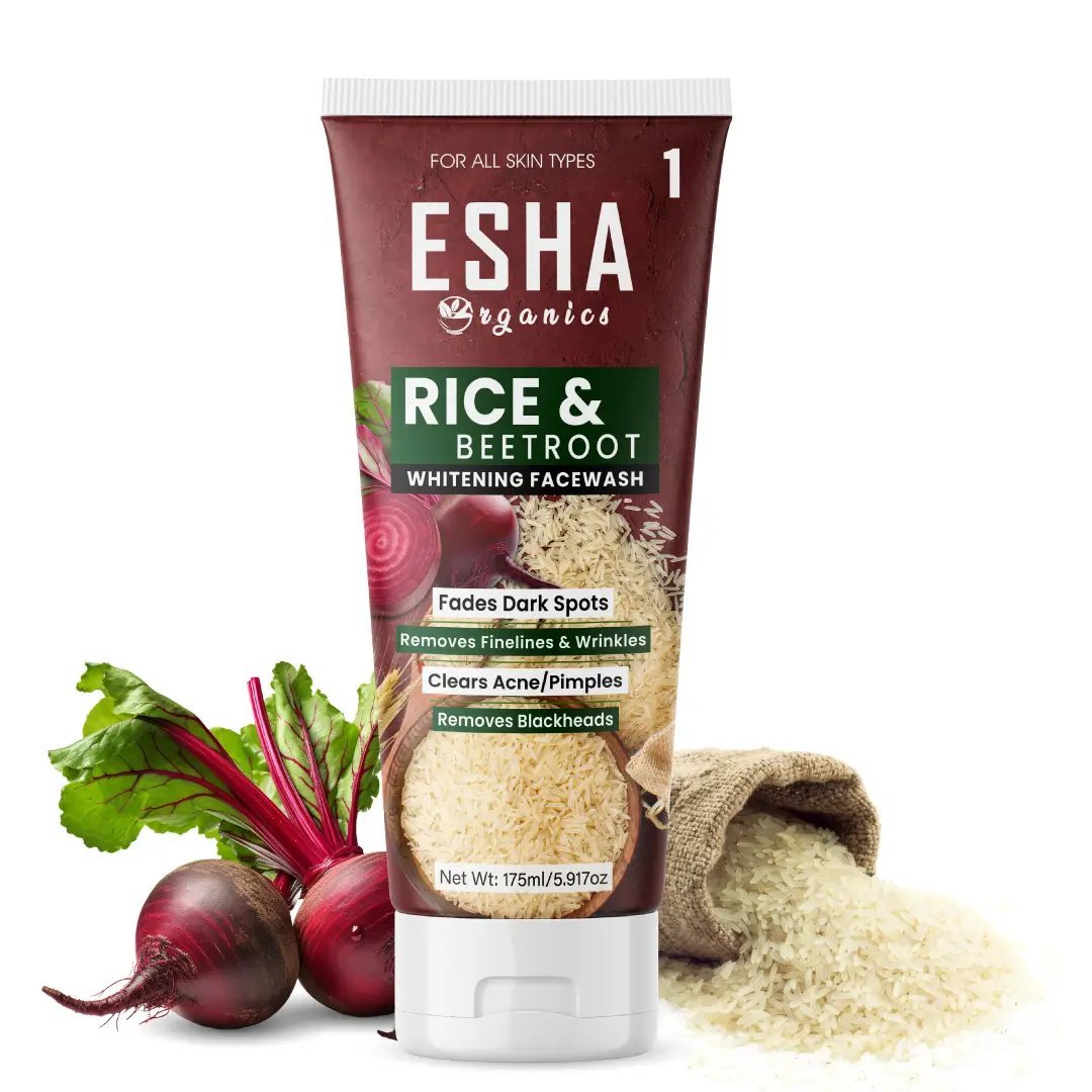 Esha Organics Rice & Beetroot Face Wash