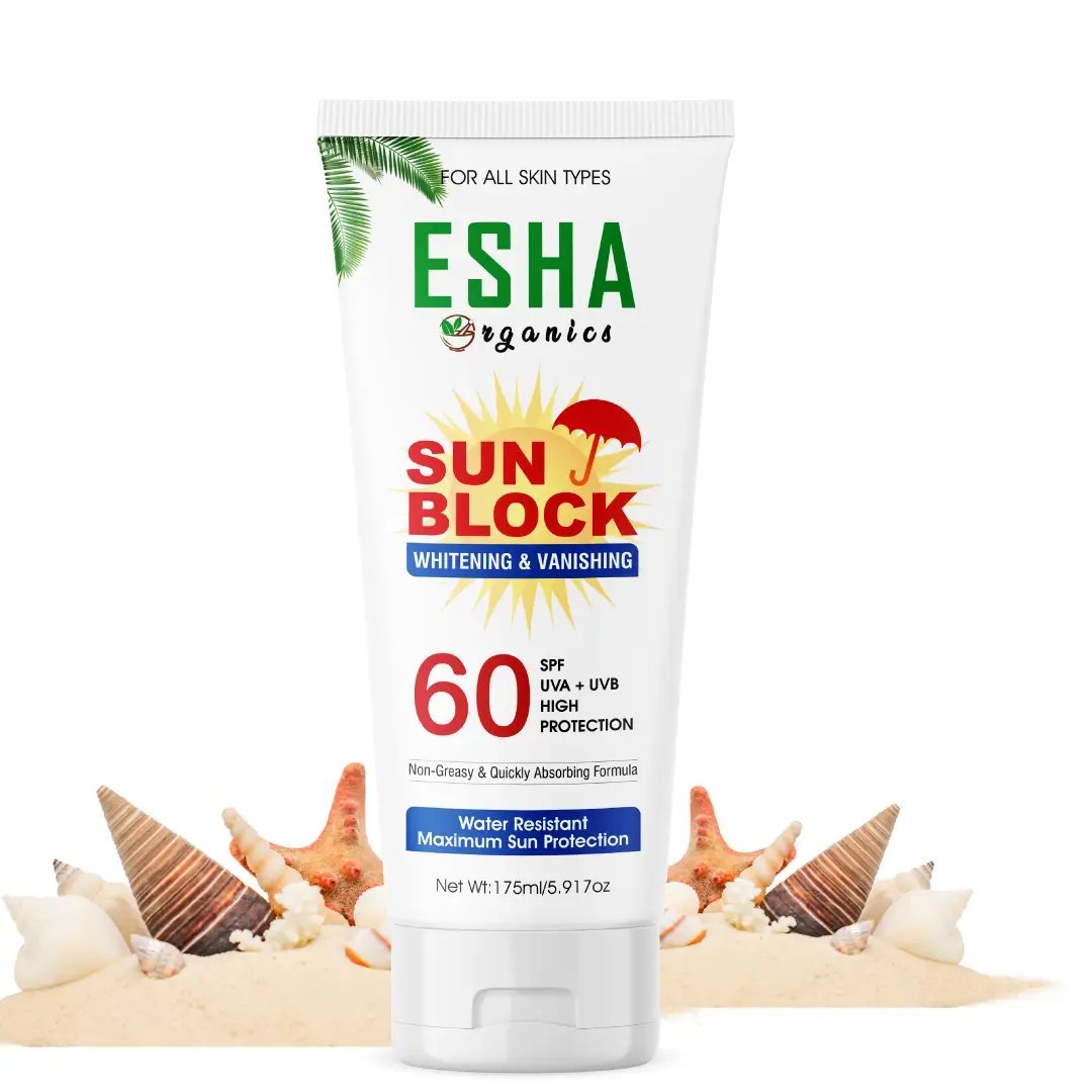 Esha Organics Sun Block Spf 60